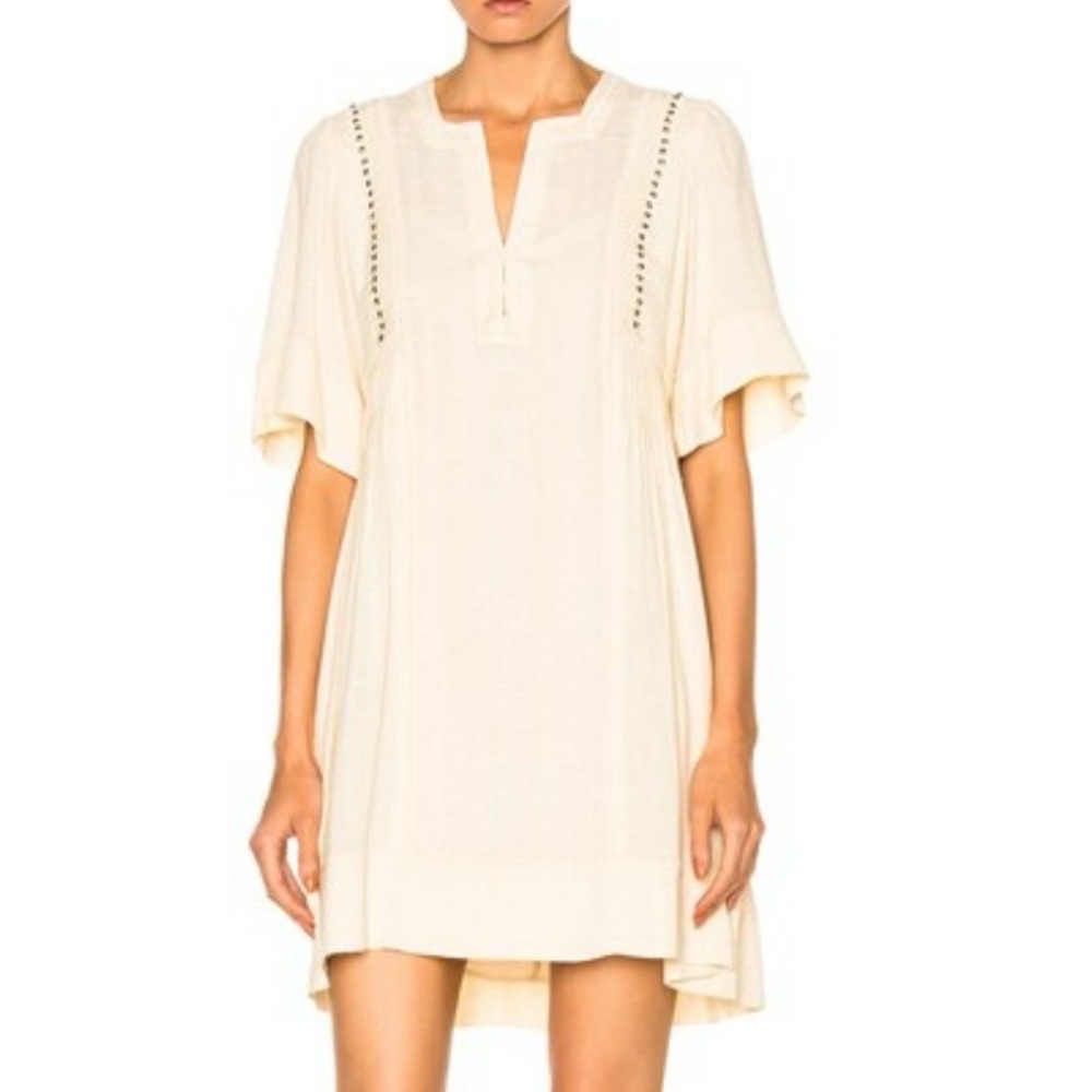 Isabel Marant Étoile Écru Anabel Tunic Dress sz 38 Medium